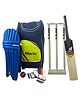 Airic Dashing Popular Willow Cricket Complete Set Size 3 Cricket Kit - Multicolour