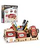 Smartivity Table-Top Infinity Calendar & Stationery Organizer Making Kit 156 Pieces - Multicolor