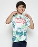 Lil Tomatoes Half Sleeves Marvel Avengers Featuring Crumple Tie & Dye Tee - Green