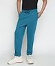 Lil Tomatoes Solid Track Pant - Teal Blue