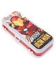 Marvel By SKI Iron Man Double Sided Pencil Box - Red & Grey