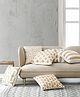 Elementary Plush Cotton Abstract Cushion Covers Pack of 6 - Beige