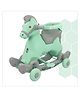 Dash Marshal 2 in 1 Ride on with Music & Backrest Support Horse Rider - Green