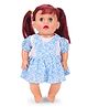Speedage Doll Leaf Print Blue - 30 cm