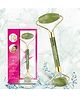 Majestique Facial Massager FC72 Jade Roller Tool, Face Massage Stone Skin Care - Green