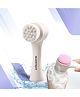Majestique Face Exfoliator Brush FC3 Deep Pore Cleaning, Soft Silicone Facial Wash Massage Brush- Color May Vary