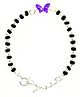 Vidushi Aastha  92.5 Sterling Silver Butterfly Nazaria  - Length 13.9 cm