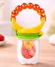 Kritiu Baby Rattel Silicone Food & Fruit Nibbler - Orange