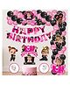 Zyozi Girl Boss Baby Theme Balloon Arc Decoration Girl Boss Baby Birthday  Pink Black - Pack of 60