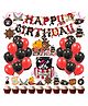 Zyozi Pirate Birthday Party Decorations Happy Birthday Pirate Theme Kit Pack of 43 - Multicolour
