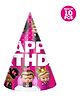 Zyozi Girl Boss Baby Theme Birthday Party Hats Happy Birthday Cone Party Hats for Kids Pink- Pack of 10