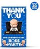 Zyozi Boss Baby Thank You for Coming Gift Tags for Birthday- Pack of 20