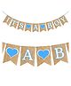 Zyozi Its A Boy Banner for Baby Shower Decorations Blue - Pack of 1