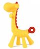 NeonateCare BPA Free - Flexible - Soft Silicone Giraffe Shape Teether- Yellow