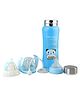 Fantasy India 3 in 1 Baby Feeding Bottle Thermo Steel Multifunctional Sipper Nipple & Straw 180 ml