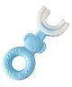 FANTASY INDIA Soft Sillicone U Shaped Head 360 Percent Toothbrush - Blue