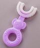 FANTASY INDIA Soft Sillicone U Shaped Head 360 Percent Toothbrush - Purple