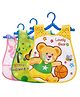 Fantasy India Washable Colorful Waterproof Baby Apron cum Bib with Cute Cartoon Drool Pack of 3 - Random Print(Assorted)