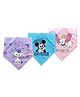 FANTASY INDIA Colorful Bandana Drool Bibs 100% Cotton Double Layer Adjustable Pack Of 3 - Multicolour