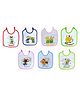 FANTASY INDIA Kids Soft Week Days Printed 7 Days Baby Bib - Multicolour