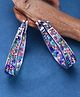 Yellow Chimes Earrings for Women Fashion Multicolor Crystal Hoops | Silver Toned Hoop Earrings for Girls | Birthday Gift for Girls & Women Anniversary Gift for Wife
