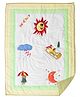 Blooming Buds All Seasons Theme Printed Infant Quilt - Multicolor