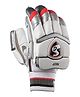 SG Test RH Leather Batting Gloves - White