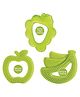 Bee Baby Fruit Shape Soft Silicone & Water Filled Teethers - Green
