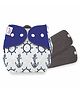 BeeBaby Bumtelligent Free Size Pocket Style Cotton Cloth Baby Diaper & 2 Grey RapiDry Pads - Yellow