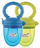 BeeBaby Fruttino Silicone Fruit Nibbler Pack of 2 - Blue & Green