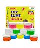 SNEKI Slime Crystal Clay Magic  Gel Jelly Putty Set  Pack of 12- Multicolor