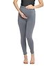 Zelena Solid Maternity Yoga Outdoor Pant Leggings For Pregnancy - Grey