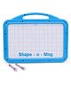 Funworld 3 In 1 ABC Puzzle Slate Shape O Mag Print - Blue