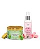 TNW The Natural Wash Combo of 2 Pure Aloe Vera Gold Gel & Steam Distilled Pure Rose Water - 100 g & 200 ml