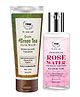 TNW The Natural Wash Combo of 2 Green Tea Face Wash 100ml  Steam Distilled Pure Rose Water 100ml