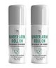 TNW The Natural Wash Pack of 2 Underarm Roll on Deodorant 50 ml each
