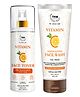 TNW The Natural Wash Combo of 2 Vitamin C Face Toner 100 ml & Vitamin C Exfoliating Face Wash 100 ml