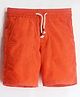 Cherry Crumble By Nitt Hyman Ribbed Shorts - Orange