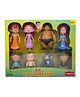 Funskool 8-In-1 Pack Chhota Bheem & Friends with Articulation Collectible Green Gold - Height 10.5 cm