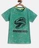 Tales & Stories Half Sleeves Dinosaur Graphic Printed Tee - Green