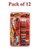 Asera Cars Themed Stationery Gift Pack of 12- Red