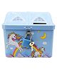 Asera Unicorn Theme Piggy Bank with Lock & Key - Blue