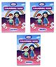 Witty Baby Jumbo A4 Size Colouring Books for Kids Pack of 3 - English