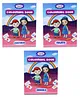 Witty Baby Jumbo A4 Size Colouring Books for Kids Pack of 3 - English