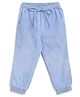 Charkhee Soft Cotton Solid Jogger - Blue