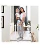 Baybee Auto Close Baby Safety Gate with Double Lock System - White