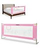 Baybee Baby bed rails guard for baby kids safety with Adjustable Height - Pink