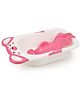 LuvLap Bubble Baby Bathtub (White & Pink) & Anti-Slip Baby Bath Chair (Pink), Baby Bathing Essential, Pink