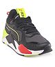 PUMA RS-X EOS Jr Casual Shoes - Shadow Gray Lime Smash