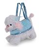 Tickles Soft Toy Sheep Hand Bag Blue White - 10 inch